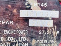 TAKEUCHI TB145 EXCAVATOR*C/W HYDRAULIC THUMB*VIDEO*