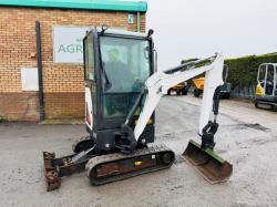 BOBCAT E17 EXCAVATOR*1503 HOURS*YEAR 2019*C/W BUCKET*VIDEO*