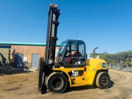 CATERPILLAR DP135N MASTED FORKLIFT*VIDEO*