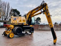 COLMAR T7000FS WHEELED EXCAVATOR C/W TELESCOPIC BOOM & RAILWAY GEAR *VIDEO*