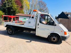 FORD TRANSIT 4X2 RECOVERY TRUCK *MOT'D TILL 16TH MAY* C/W EXTENDED SPEC LIFT *VIDEO*