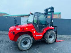 MANITOU M50-4 ROUGH TERRAIN FORKLIFT*C/W PALLET TINES*VIDEO*