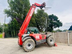 MANITOU MLT1030 4WD TELEHANDLER *10 METER, 4834 HOURS* C/W PALLET TINES*VIDEO* 
