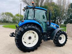 NEW HOLLAND T4-95 4WD TRACTOR *YEAR 2014, 4860 HOURS* C/W BRAND NEW TYRES *VIDEO*