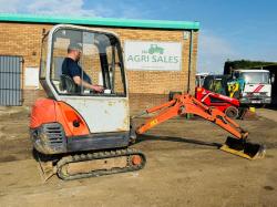 KUBOTA MINI EXCAVATOR*C/W OFFSET BOOM*VIDEO*