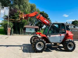 MANITOU MLT628T 4WD TELEHANDLER *AG-SPEC* C/W PICK UP HITCH *VIDEO*