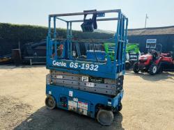 GENIE GS-1932 SCISSOR LIFT*NEEDS CHARGING*VIDEO*