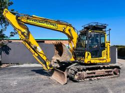 KOMATSU PC138US-11 EXCAVATOR*C/W BUCKET*READING 8387 HOURS*YEAR 2018*VIDEO*