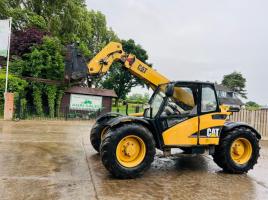 CATERPILLAR TH220B 4WD TELEHANDLER *AG-SPEC, 6452 HOURS* C/W PICK UP HITCH *VIDEO*