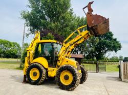 NEW HOLLAND LB115-4PS 4WD BACKHOE DIGGER C/W EXTENDING DIG * ENGINE TAPPING * 