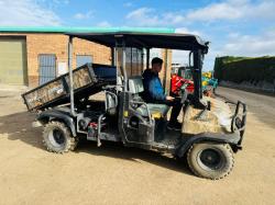KUBOTA RTV 1140 CPX* C/W HYDRAULIC TIP*YEAR 2014*VIDEO*