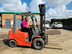 TCM FD25T6 FORKLIFT*C/W ISUZU ENGINE*VIDEO*