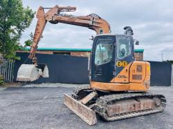 CASE CX75SR RUBBER BLOCK PAD TRACKED EXCAVATOR*C/W CLAMSHELL BUCKET*VIDEO*