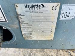 HAULOTTE H16TPX AIREL PLATFORM *16M REACH* SPARES AND REPAIRS *VIDEO*