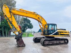 JCB JS330 TRACKED EXCAVATOR C/W QUICK HITCH AND BUCKET *VIDEO*