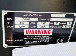 UNUSED 2024 COMPAL POWER VG-R30 41KVA GENERATORS *ONLY 2 REMAINING*VIDEO*