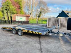 BRIAN JAMES T-02-T HIGH MAX TWIN AXLE TILTING CAR TRAILER * YEAR 2020 *
