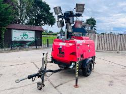 VT1 TOWABLE LIGHTING TOWER * YEAR 2013 * C/W LED LIGHTS 