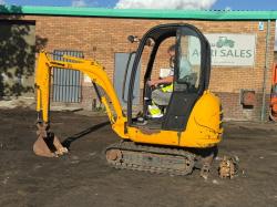 JCB 8018 MINI EXCAVATOR*EXPANDING TRACKS*C/W PECKER*VIDEO*