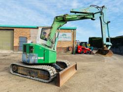 MITSUBISHI MX55 RUBBER TRACKED EXCAVATOR*C/W OFFSET BOOM*VIDEO*