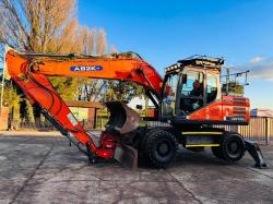 DOOSAN DX170W 4WD WHEELED EXCAVATOR *YEAR 2016* C/W HYDRAULIC TILITING QH *VIDEO*