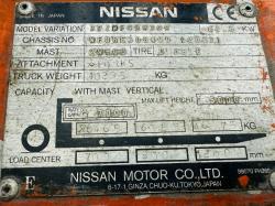 NISSAN 70 FORKLIFT*C/W PALLET TINES*VIDEO*