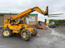 SANDERSON 726 TELEHANDLER*AG SPEC*C/W PALLET TINES*VIDEO*