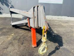 VOLVO JIB TO SUIT L150 L180 L220 WHEEL LOADER*YEAR 2015*VIDEO*