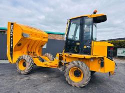 JCB 7FT 7 TONNE STRAIGHT TIP DUMPER* READING 1285 HOURS*YEAR 2018*VIDEO*