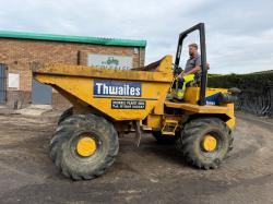 THWAITES 7 TONNE STRAIGHT TIP DUMPER*C/W PERKINS ENGINE*VIDEO*