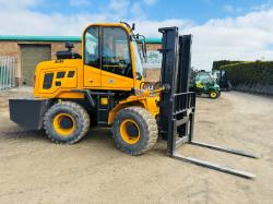 MMS MS35 ROUGH TERRAIN FORKLIFT*YEAR 2026*C/W PALLET TINES*VIDEO*