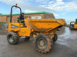 THWAITES MACH666 6 TONNE SWIVLE TIP DUMPER*3628 HOURS*VIDEO*