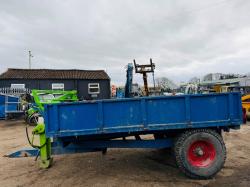 WEATLEY 5 TONNE SINGLE AXLE TIPPING TRAILER*VIDEO*