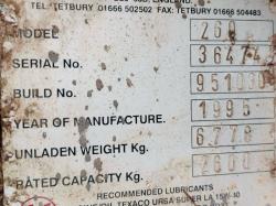 MATBRO TS 260 TELEHANDLER *C/W PIN AND CONE HEADSTOCK AND PALLET TINES*VIDEO*