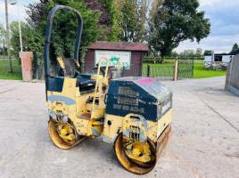 BOMAG BW80 AD-2 DOUBLE DRUM ROLLER C/W ROLE BAR & KUBOTA ENGINE *VIDEO*