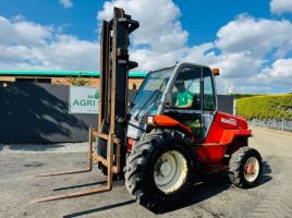 MANITOU M26-4 3 STAGE MASTED FORKLIFT*C/W PALLET TINES*VIDEO*