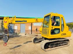 KOMATSU LC605 TRACKED CRANE*C/W RUBBER TRACKS*VIDEO*