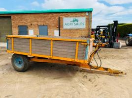BAMFORDS SINGLE AXLE TIPPING TRAILER*VIDEO*