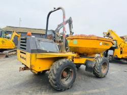 TEREX PS6000 SWIVLE TIP DUMPER*ENGINE STARTS NO DRIVE*VIDEO*
