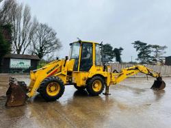 KOMATSU WB70A 4WD PIVOT STEER BACKHOE DIGGER C/W QUICK HITCH *VIDEO*