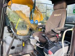 SANY SY215C TRACKED EXCAVATOR *YEAR 2017* C/W QUICK HITCH & BUCKET *VIDEO*