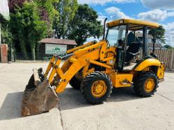 JCB 2CX 4WD AIRMASTER LOADING SHOVEL C/W 4 WHEEL STEER *VIDEO*