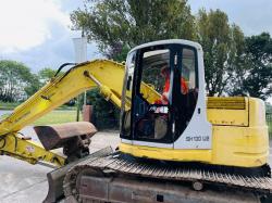 SUMITOMO SH130 TRACKED EXCAVATOR C/W BLADE & QUICK HITCH *VIDEO*