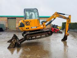 HANIX H50B EXCAVATOR*C/W QUICK HITCH AND 3 BUCKETS*VIDEO*