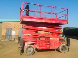 HAULOTTE H15SX SCISSOR LIFT*C/W 4 SUPPORT LEGS*VIDEO*