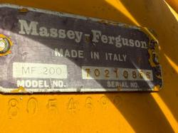 MASSEY FERGUSON 200 DROTT*C/W BACK ACTOR*VIDEO*
