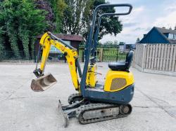 WACKER NEUSON 803 EXCAVATOR *YEAR 2017 , 2838 HOURS* C/W ROLE BAR *VIDEO*