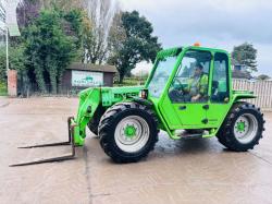 MERLO P26.6 4WD TURBO TELEHANDLER C/W PALLET TINES *VIDEO*