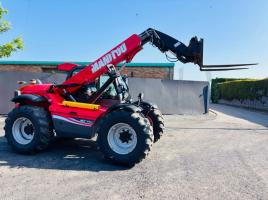 MANITOU 629 TURBO TELEHANDLER *AG SPEC* C/W PALLET TINES*YEAR 2016*VIDEO*