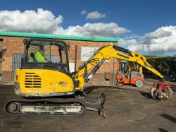 YANMAR SV60-A EXCAVATOR*YEAR 2019*C/W SCRAP GRAB*VIDEO*